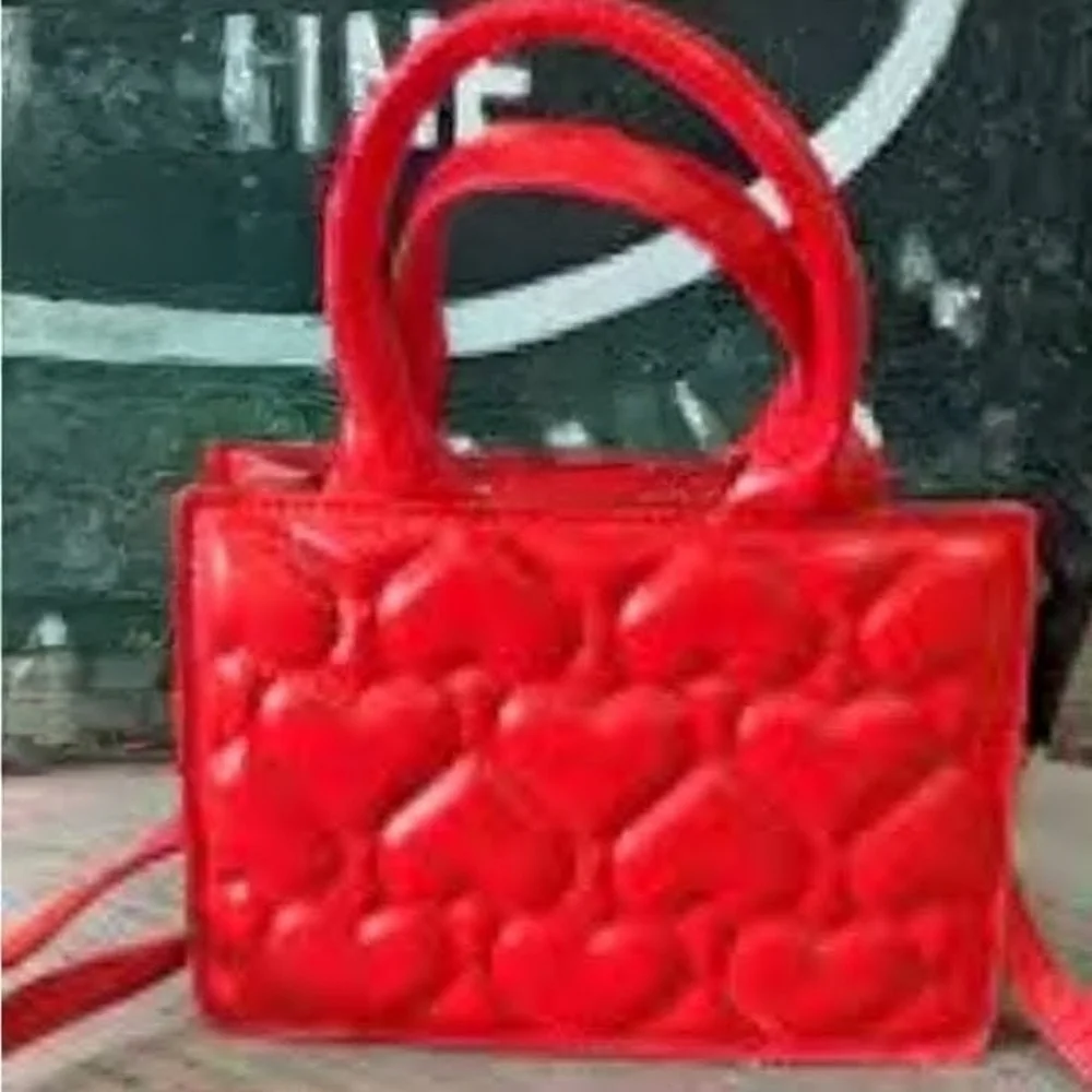 Heart-Embellished Kids Mini Handbag - Picture 3 of 7